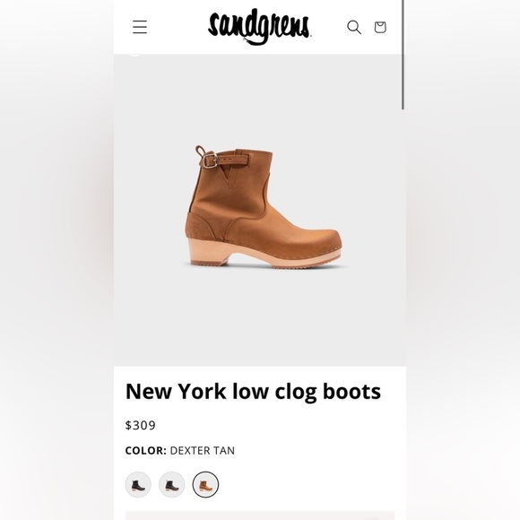 Sandrens New York low Clog Boots - Picture 2 of 8